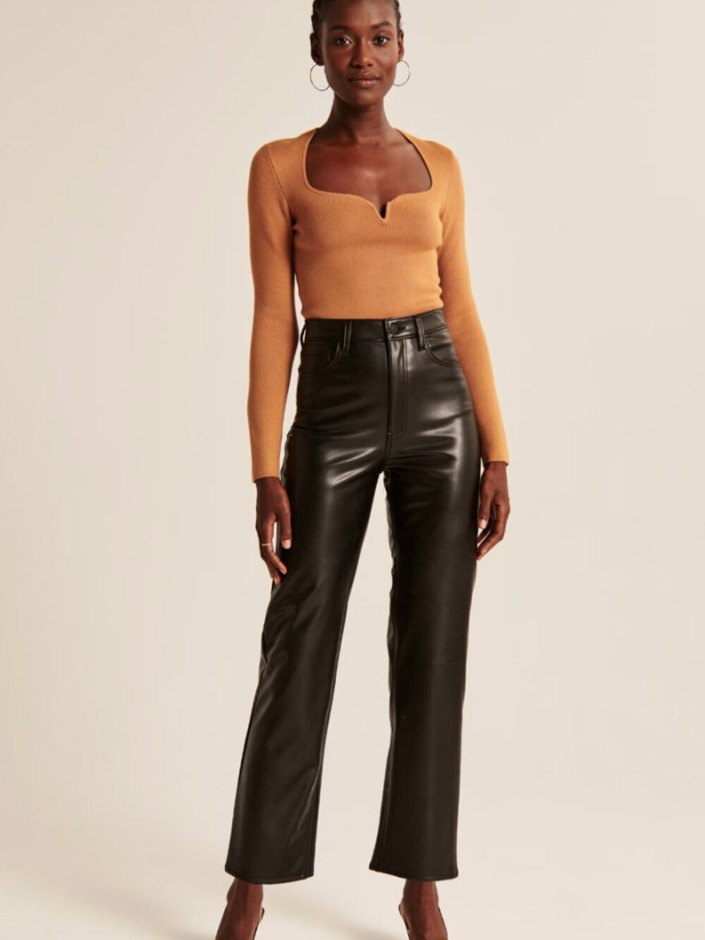 Abercrombie & Fitch Vegan Leather Pants